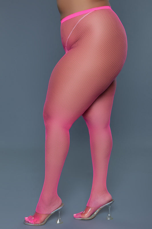 “Up All Night” Hot Pink Pantyhose