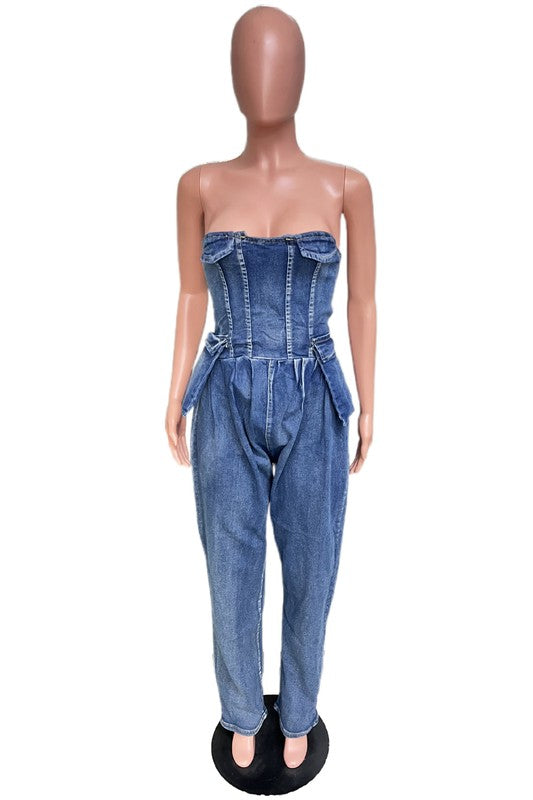“Irresistible” Denim Jumpsuit