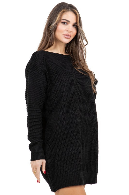 “Warm Hug” Sweater Dress