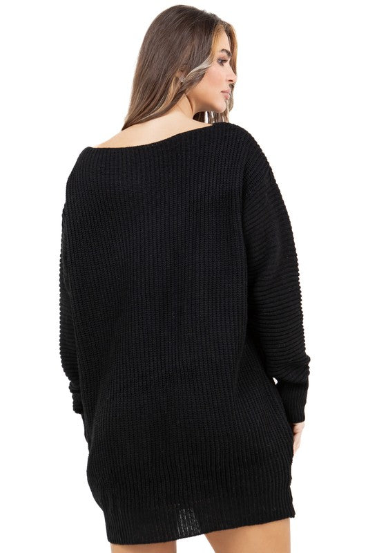 “Warm Hug” Sweater Dress