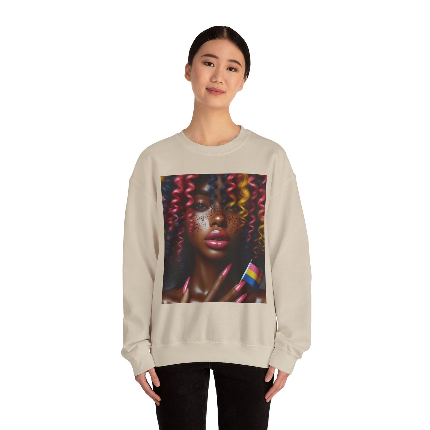 “Pansexual Pride” Heavy Blend™ Crewneck Sweatshirt