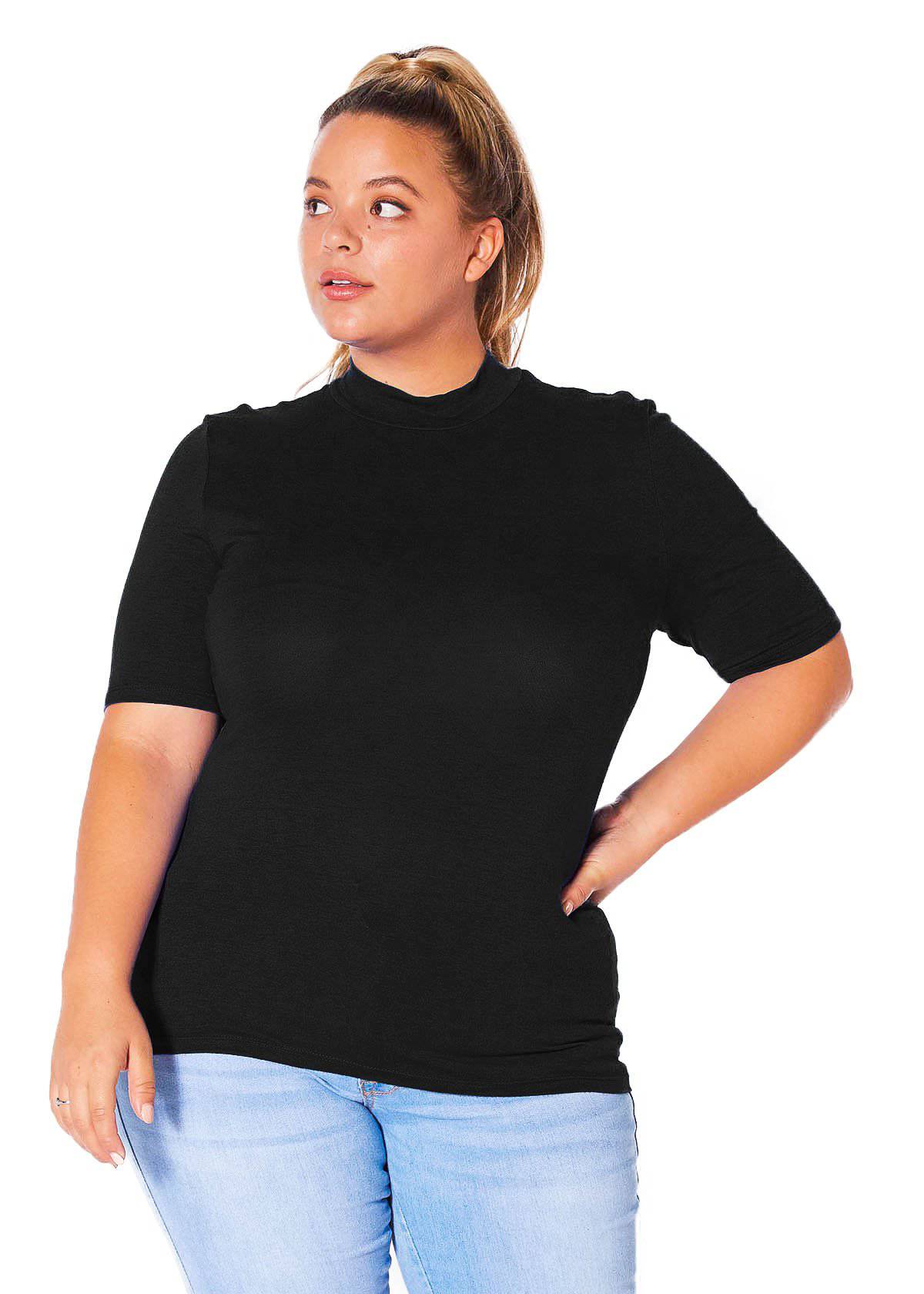 “Your Love” Turtle Neck Fitted Top