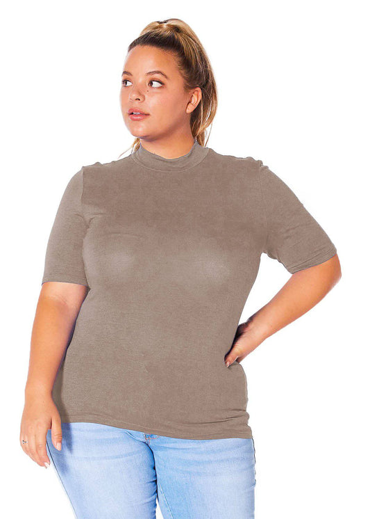 “Your Love” Turtle Neck Fitted Top