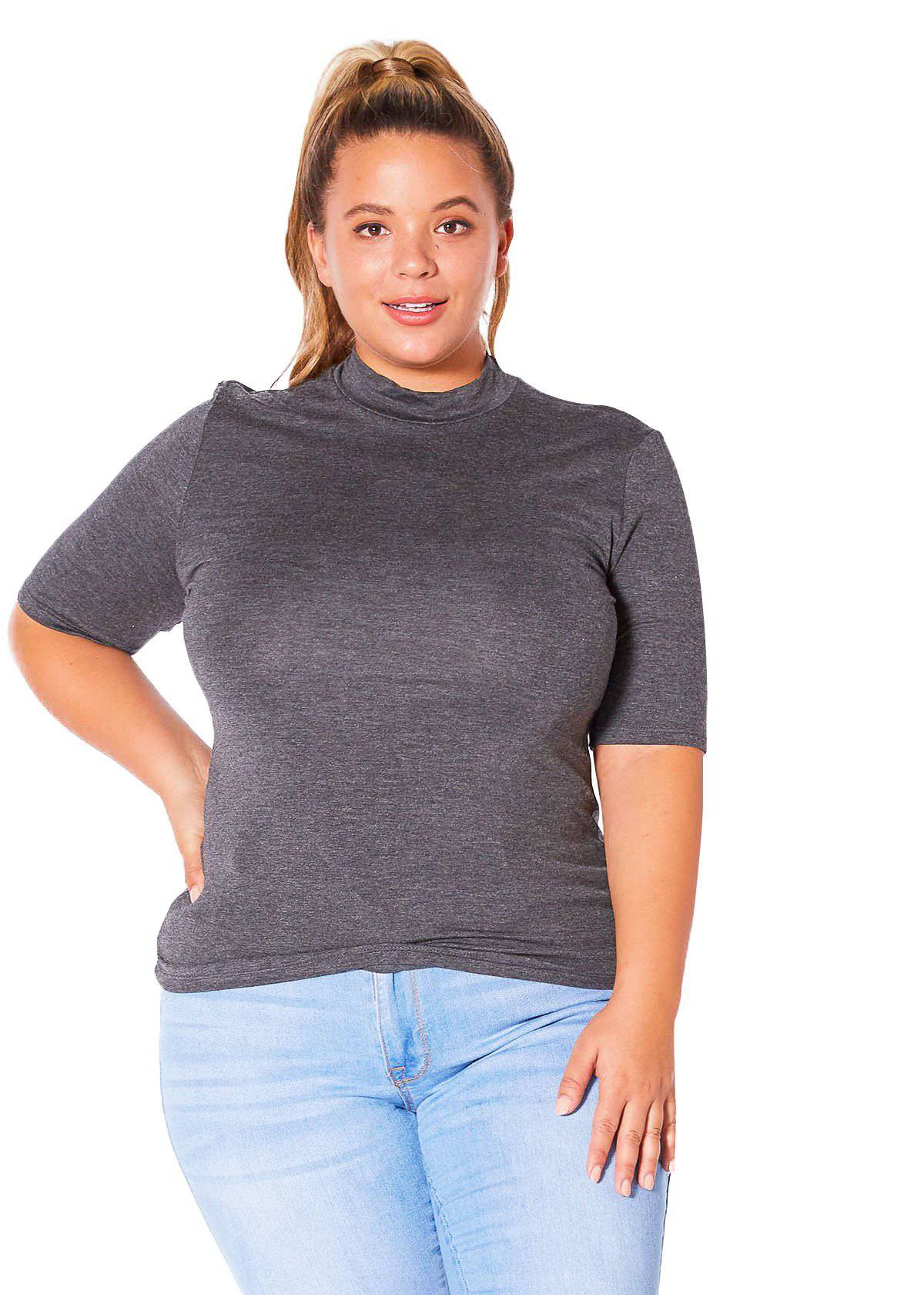 “Your Love” Turtle Neck Fitted Top