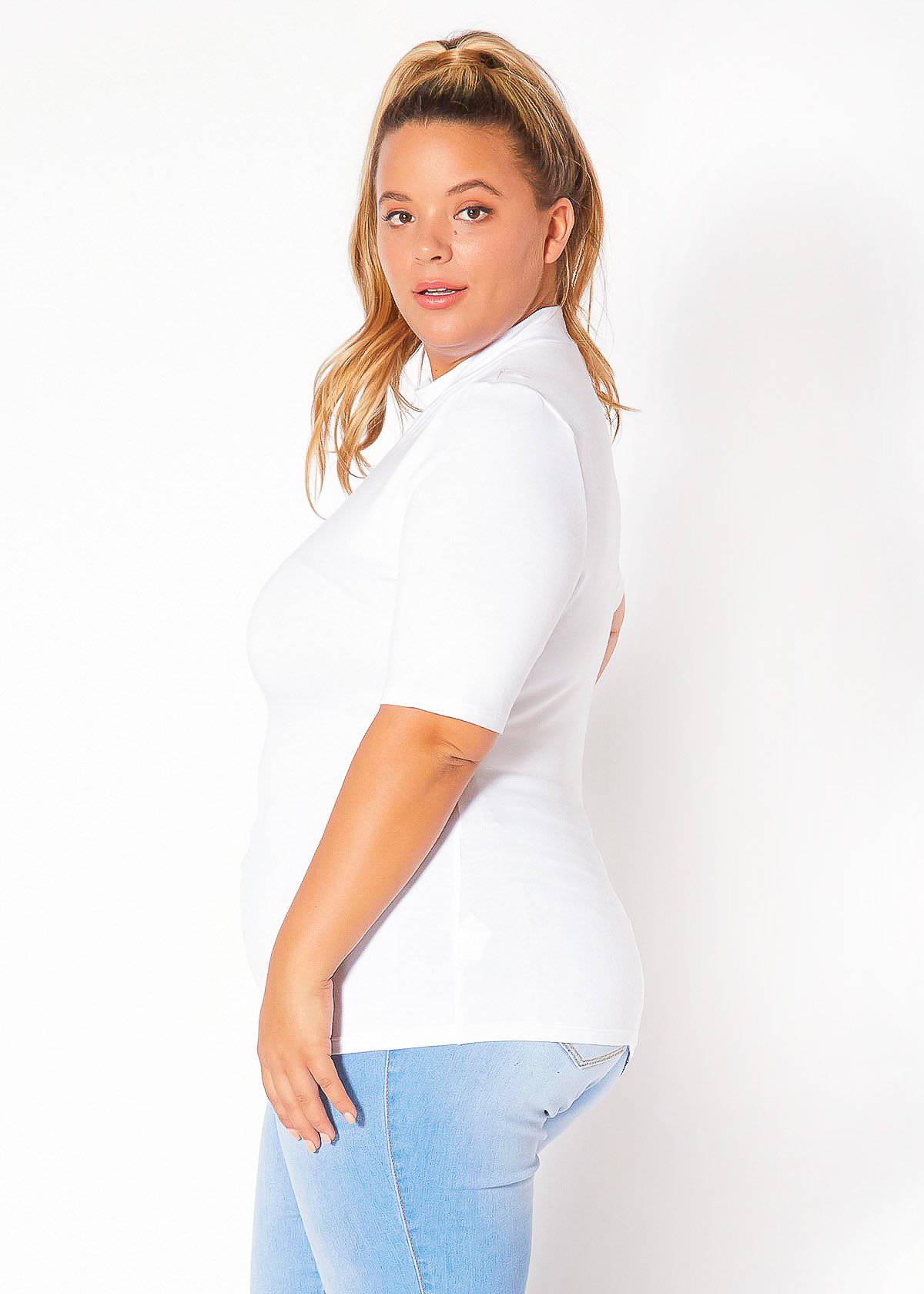“Your Love” Turtle Neck Fitted Top