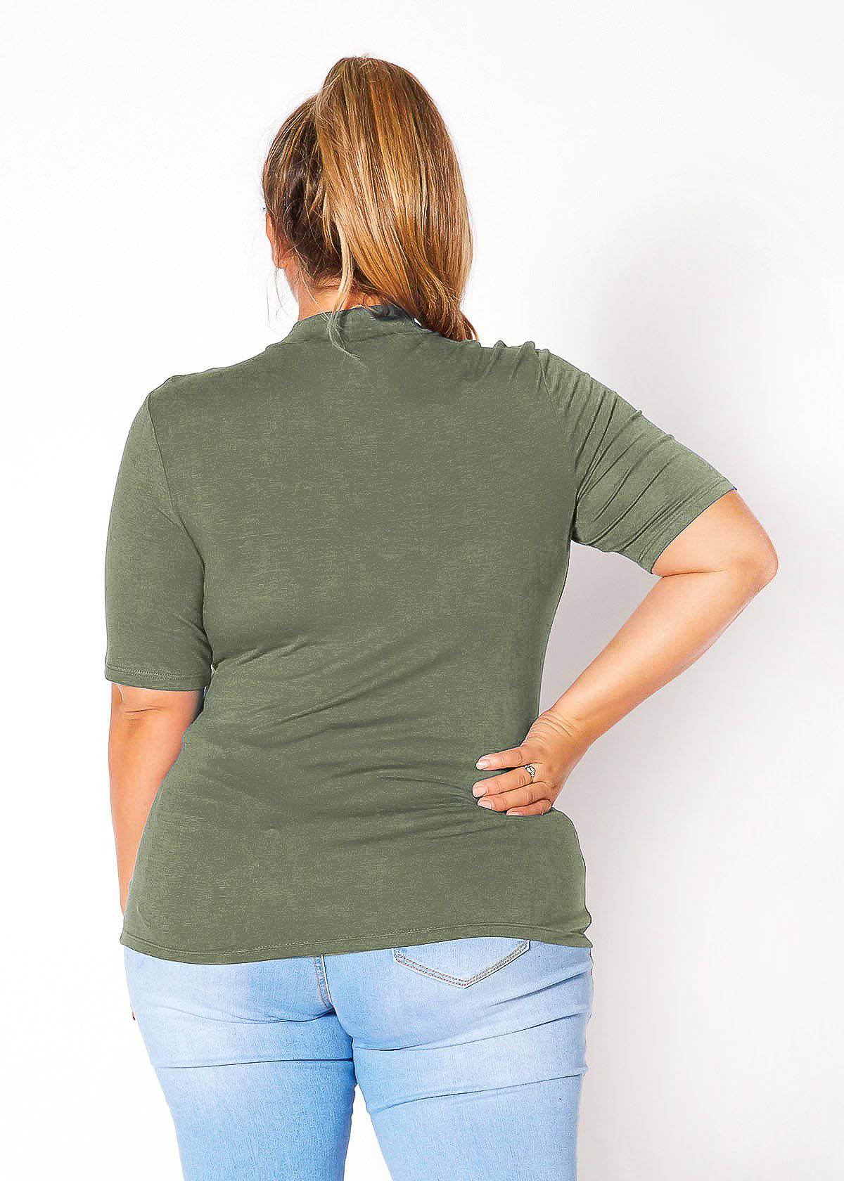 “Your Love” Turtle Neck Fitted Top