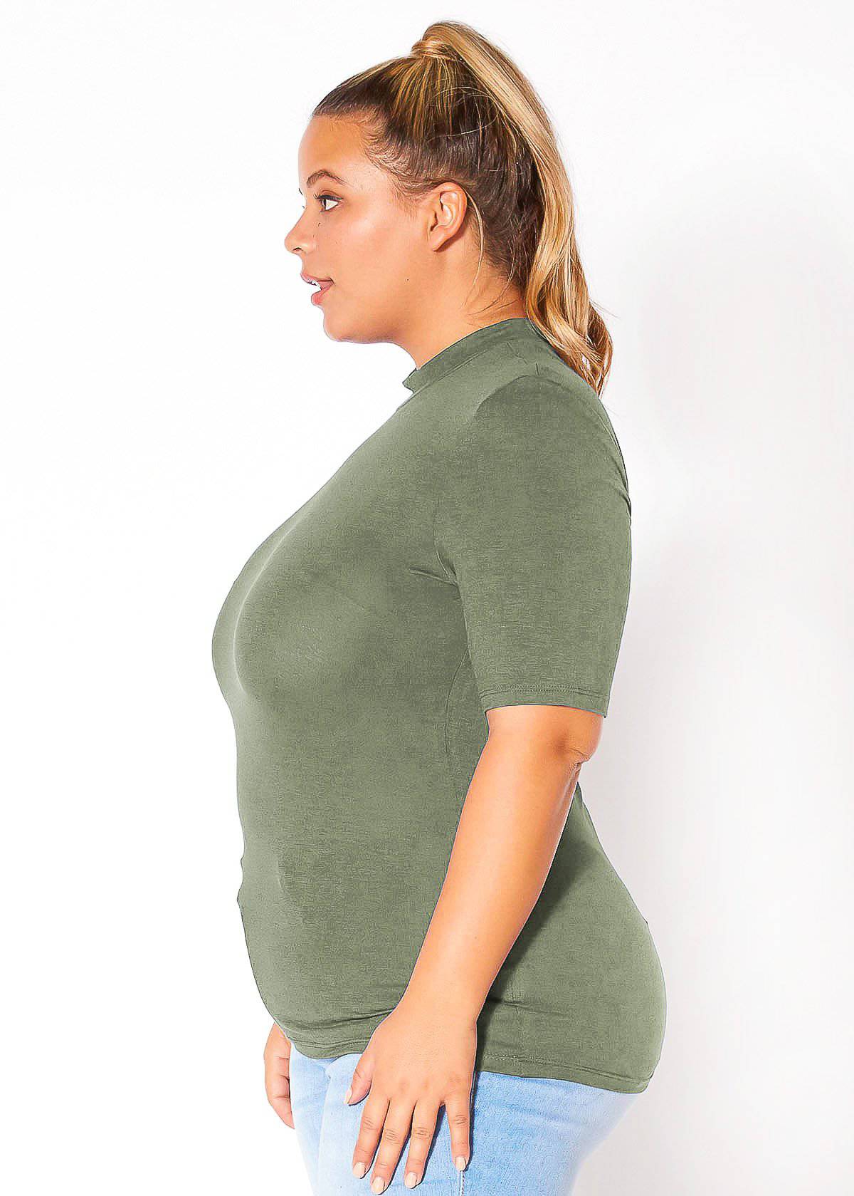 “Your Love” Turtle Neck Fitted Top
