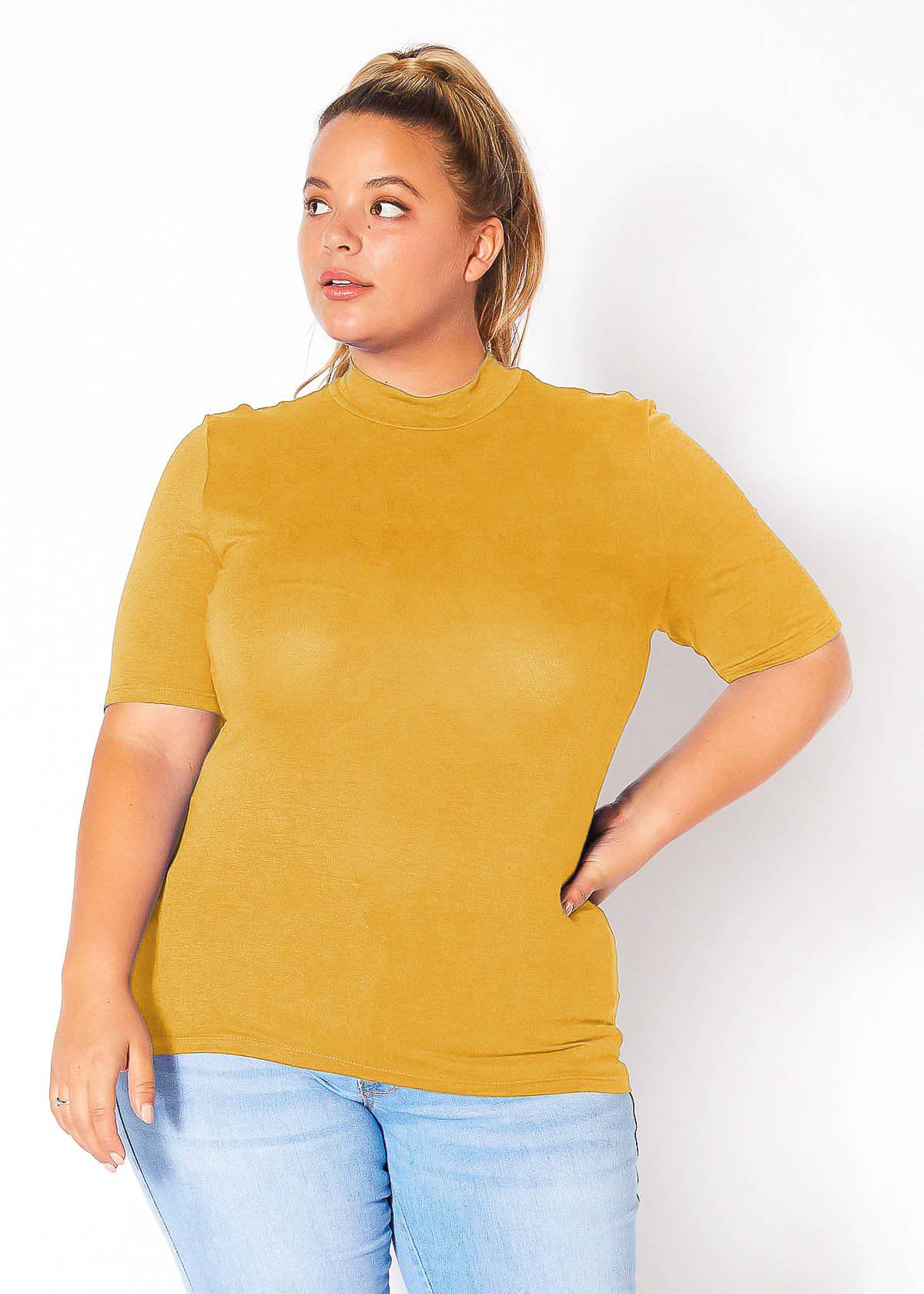 “Your Love” Turtle Neck Fitted Top