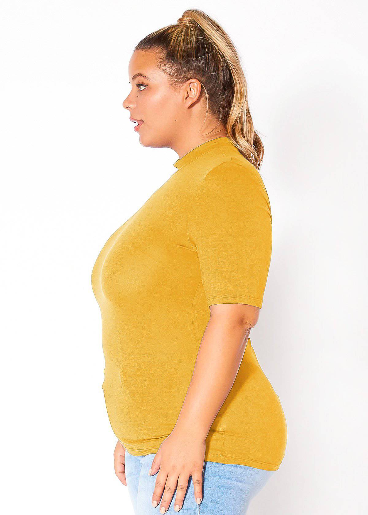 “Your Love” Turtle Neck Fitted Top