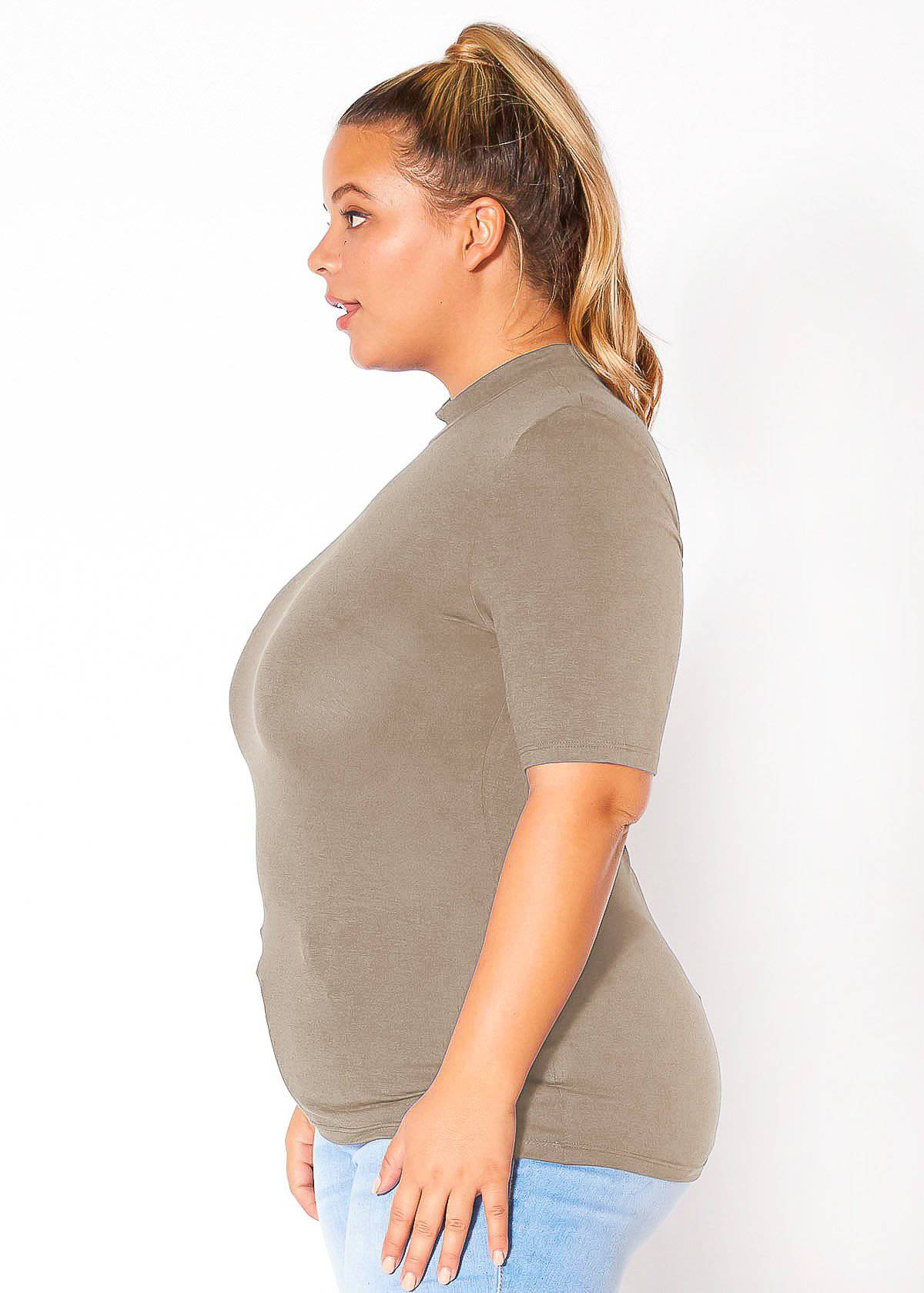 “Your Love” Turtle Neck Fitted Top