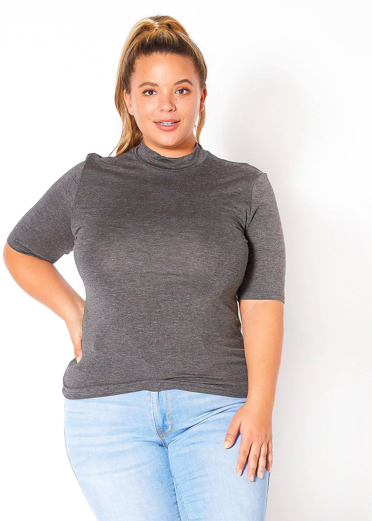 “Your Love” Turtle Neck Fitted Top