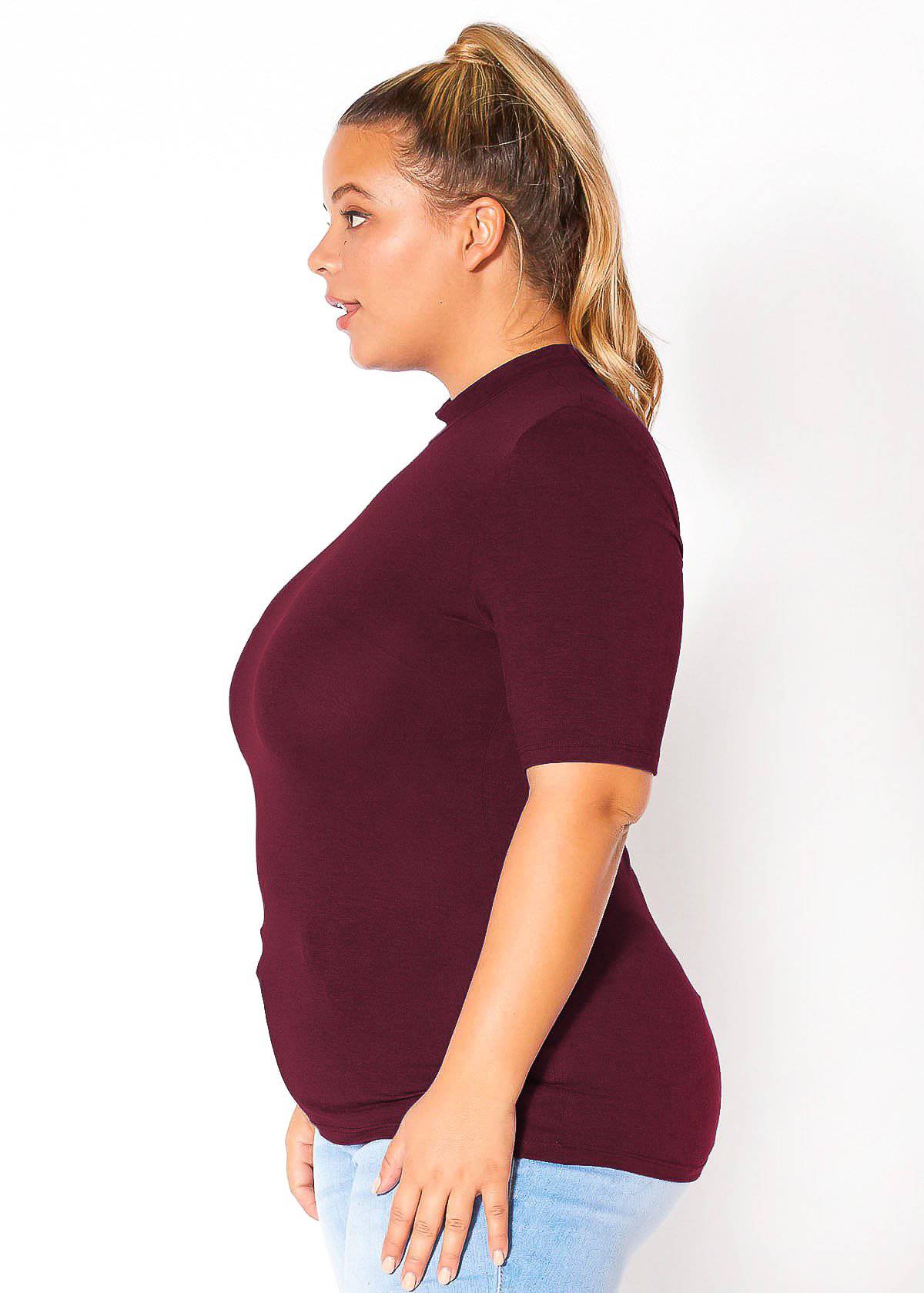 “Your Love” Turtle Neck Fitted Top