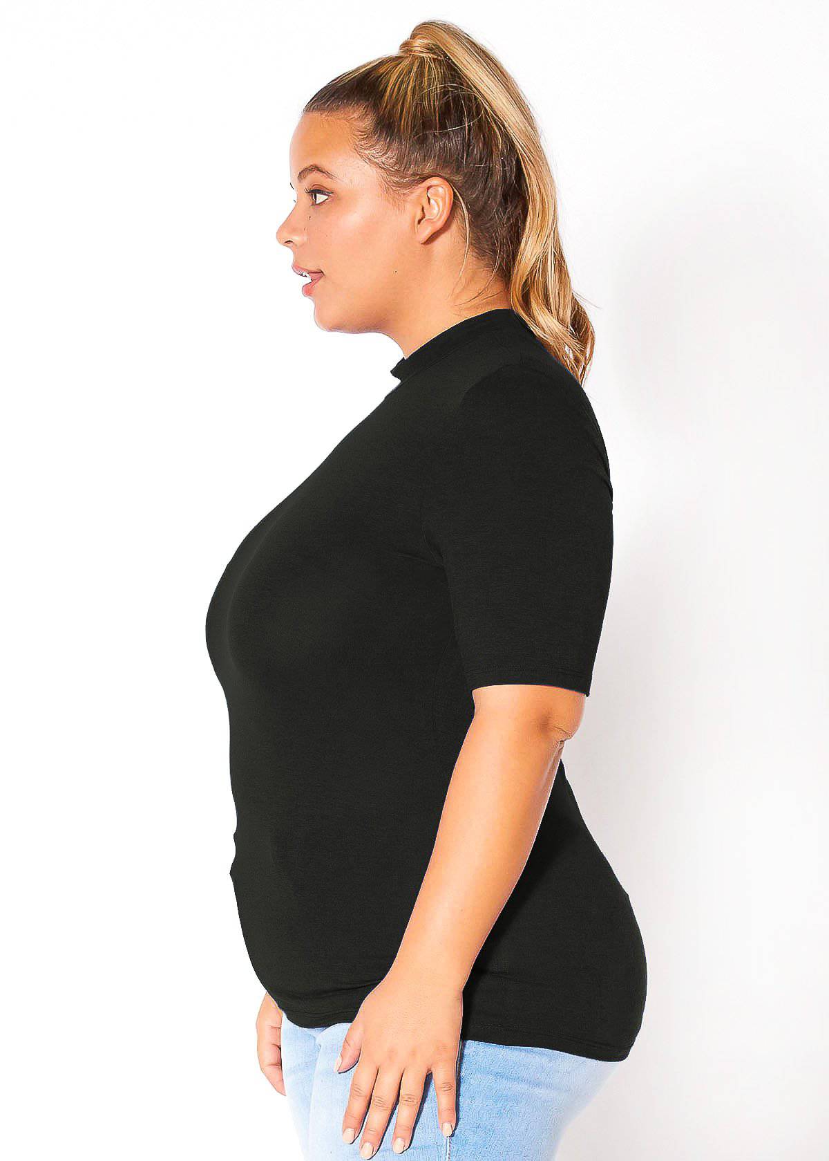 “Your Love” Turtle Neck Fitted Top