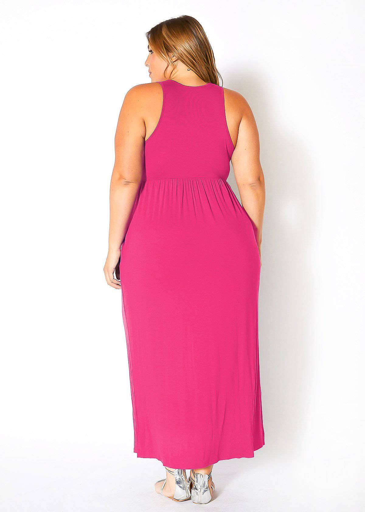 “Camilla” Pleated Maxi Dress