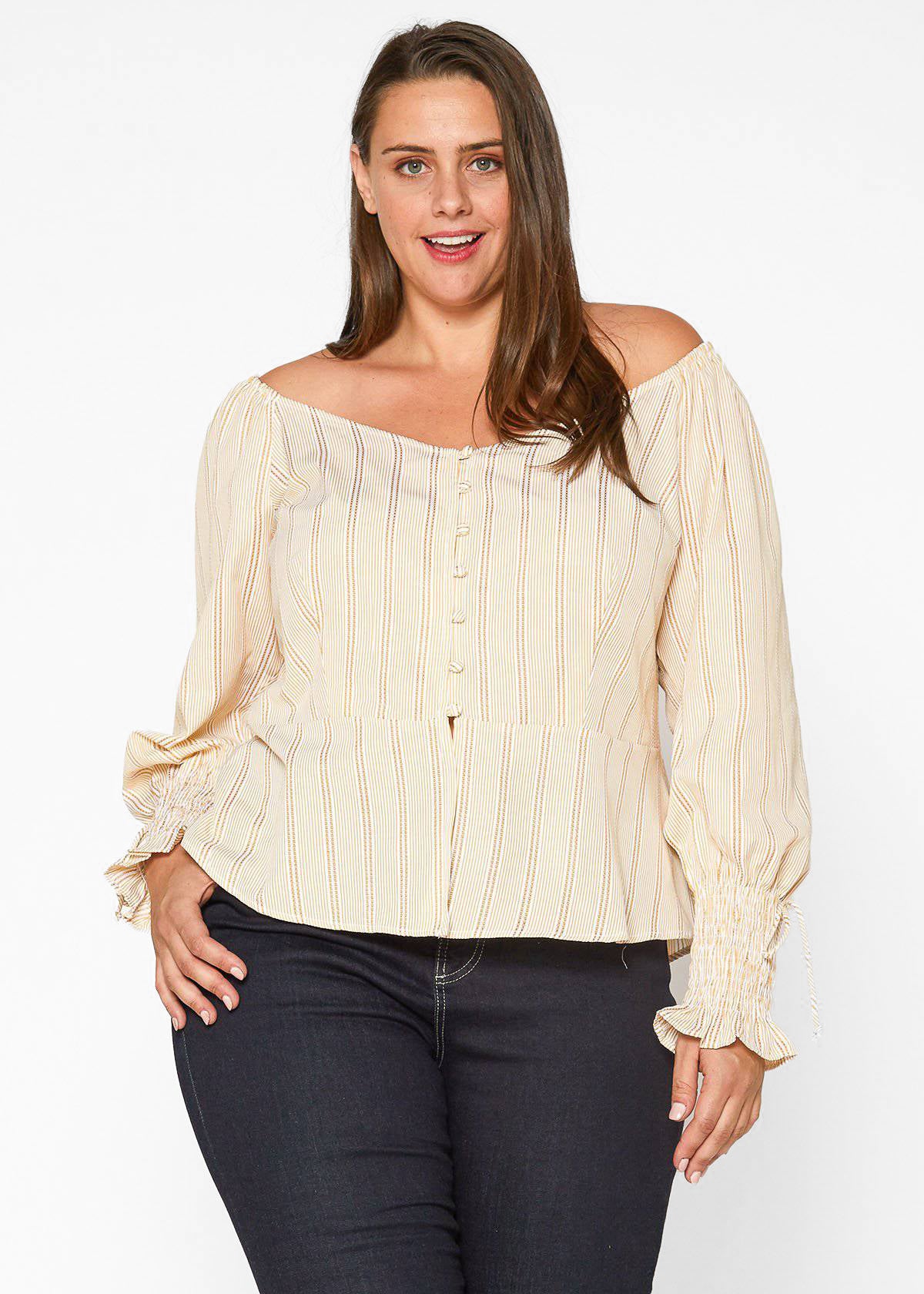 “Beloved” Wrap Blouse