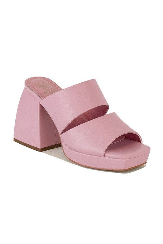 “Cherry Blossom” Chunky Heels