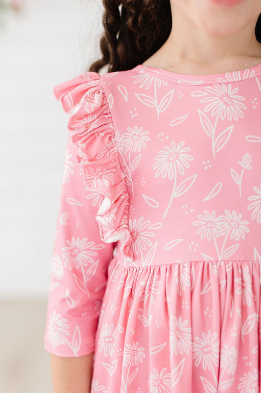 Dahlia Doodles Ruffle Twirl Dress