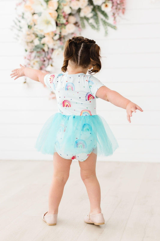 Rainbow Grooves Tutu Bodysuit
