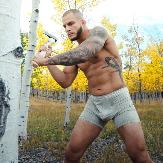 4.0 Bamboo Men's Dual Pouch Boxer Brief