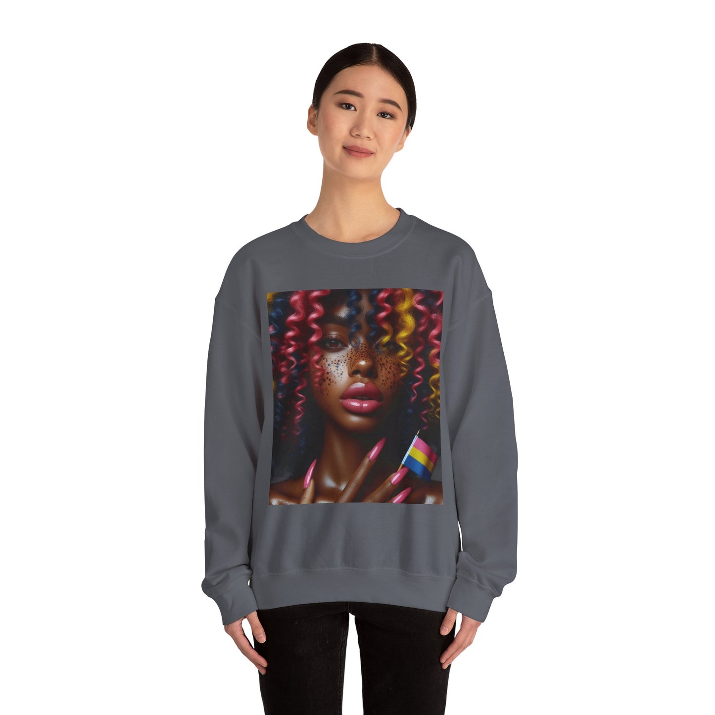“Pansexual Pride” Heavy Blend™ Crewneck Sweatshirt