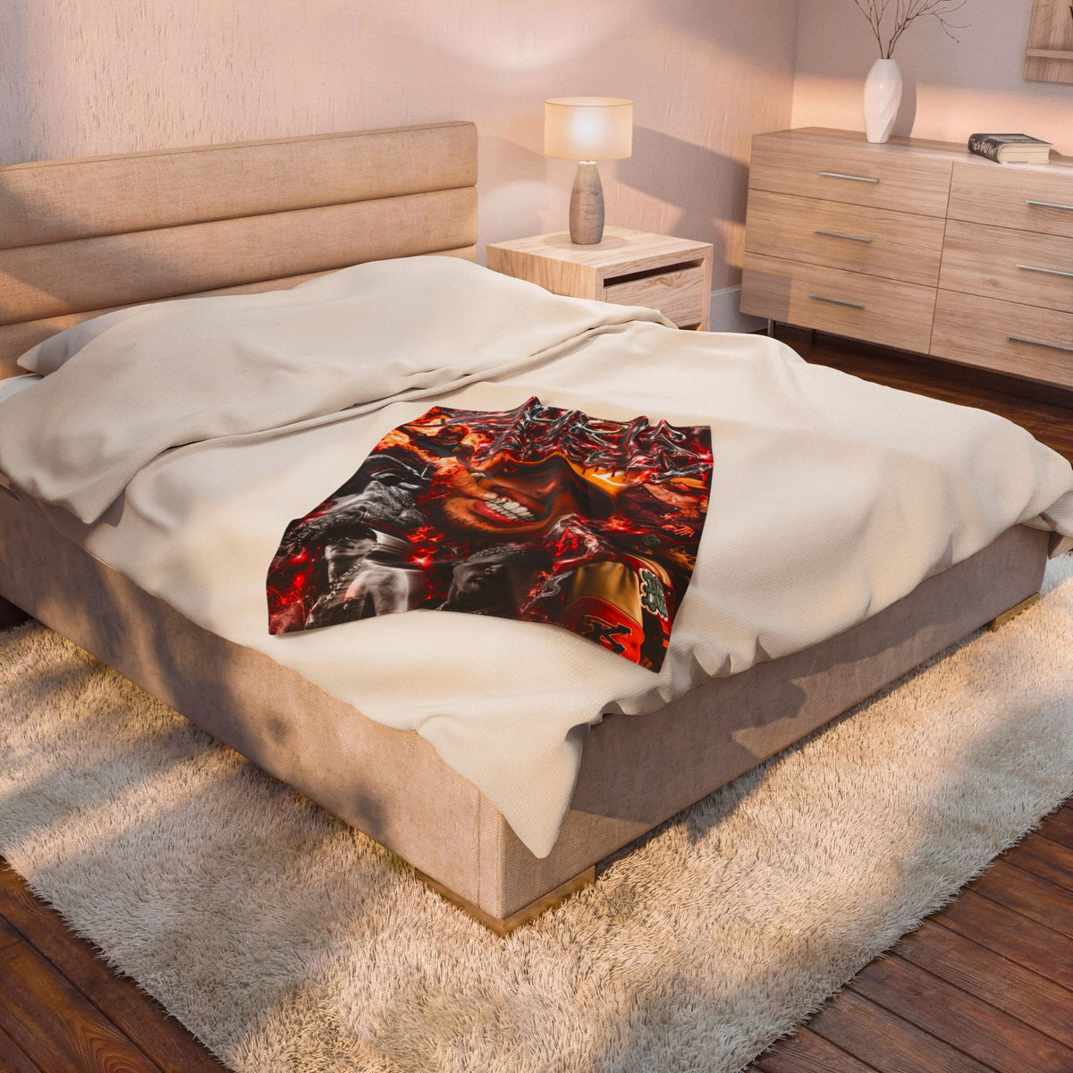 “Chris Breezy” Velveteen Plush Blanket