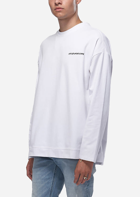 Konus Men's Long Sleeve Tee in White