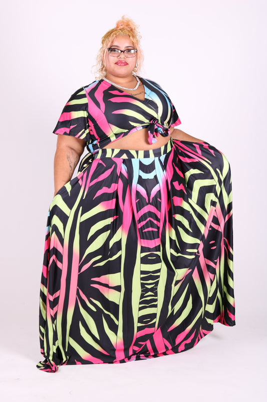 “Jazzlyn” Maxi Skirt & Top Set