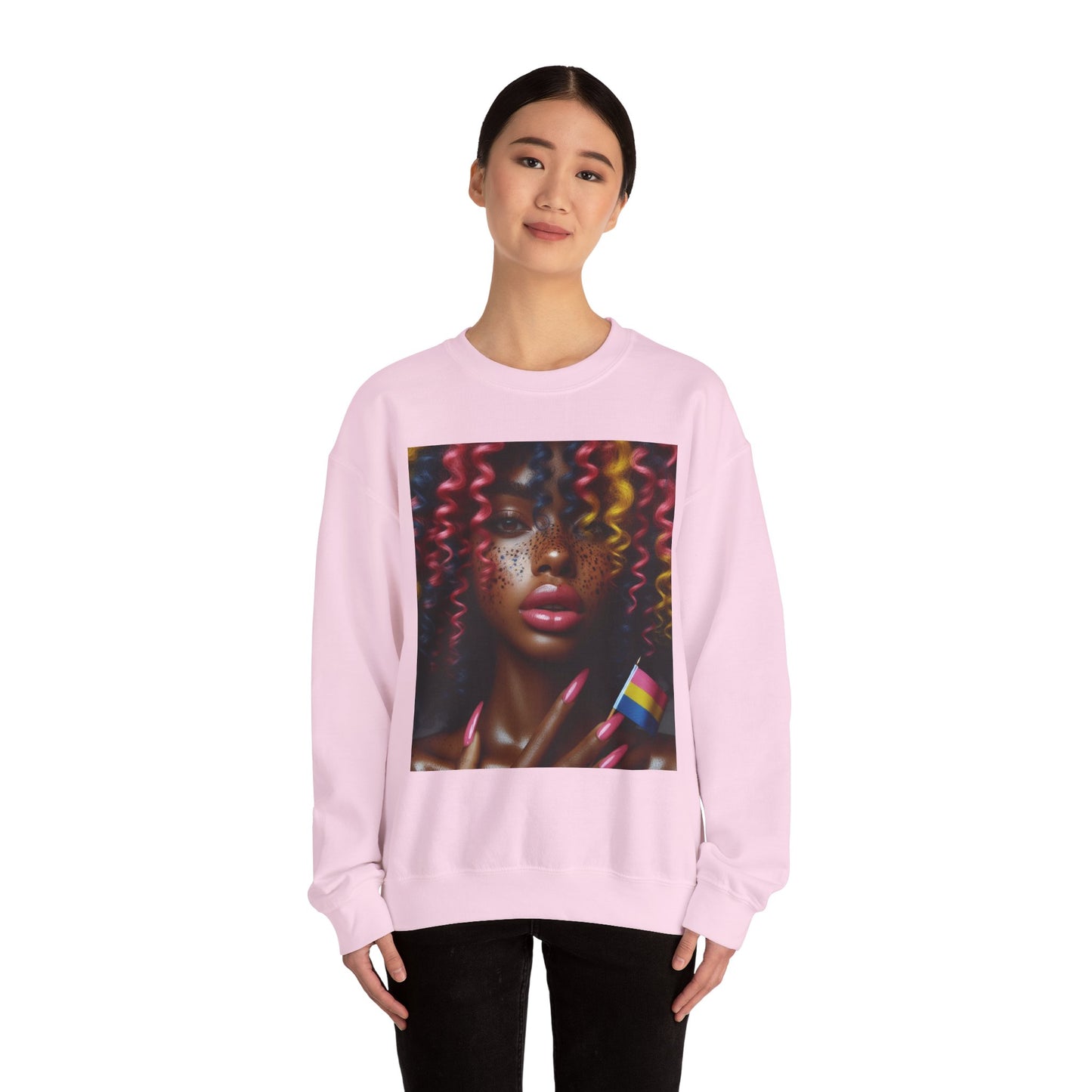“Pansexual Pride” Heavy Blend™ Crewneck Sweatshirt