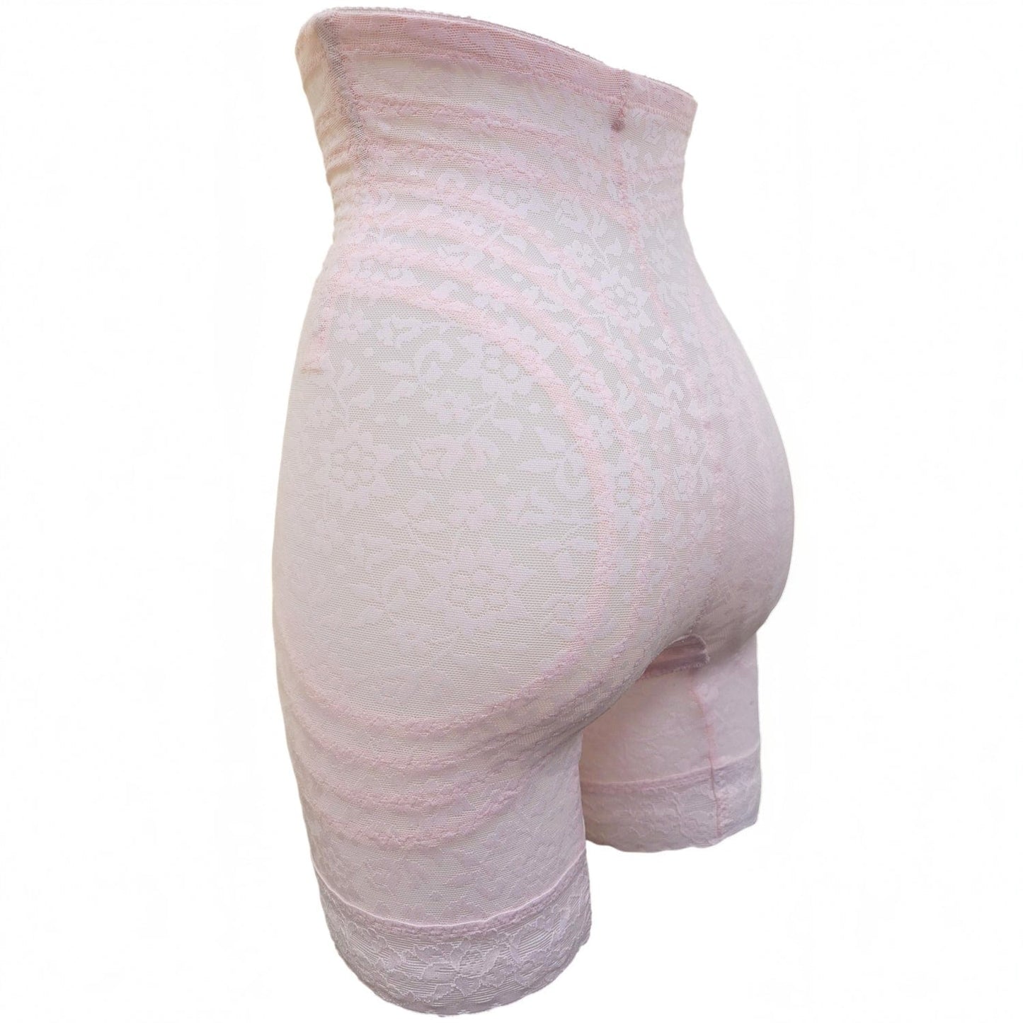 No Roll High Waist Lace Thigh Slimmer with Extra Firm Support