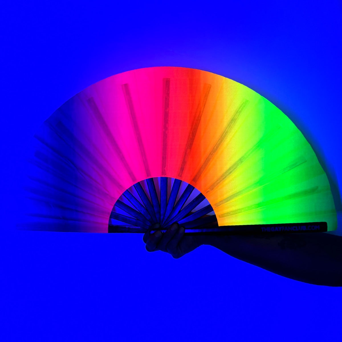 Rainbow Rave Fan