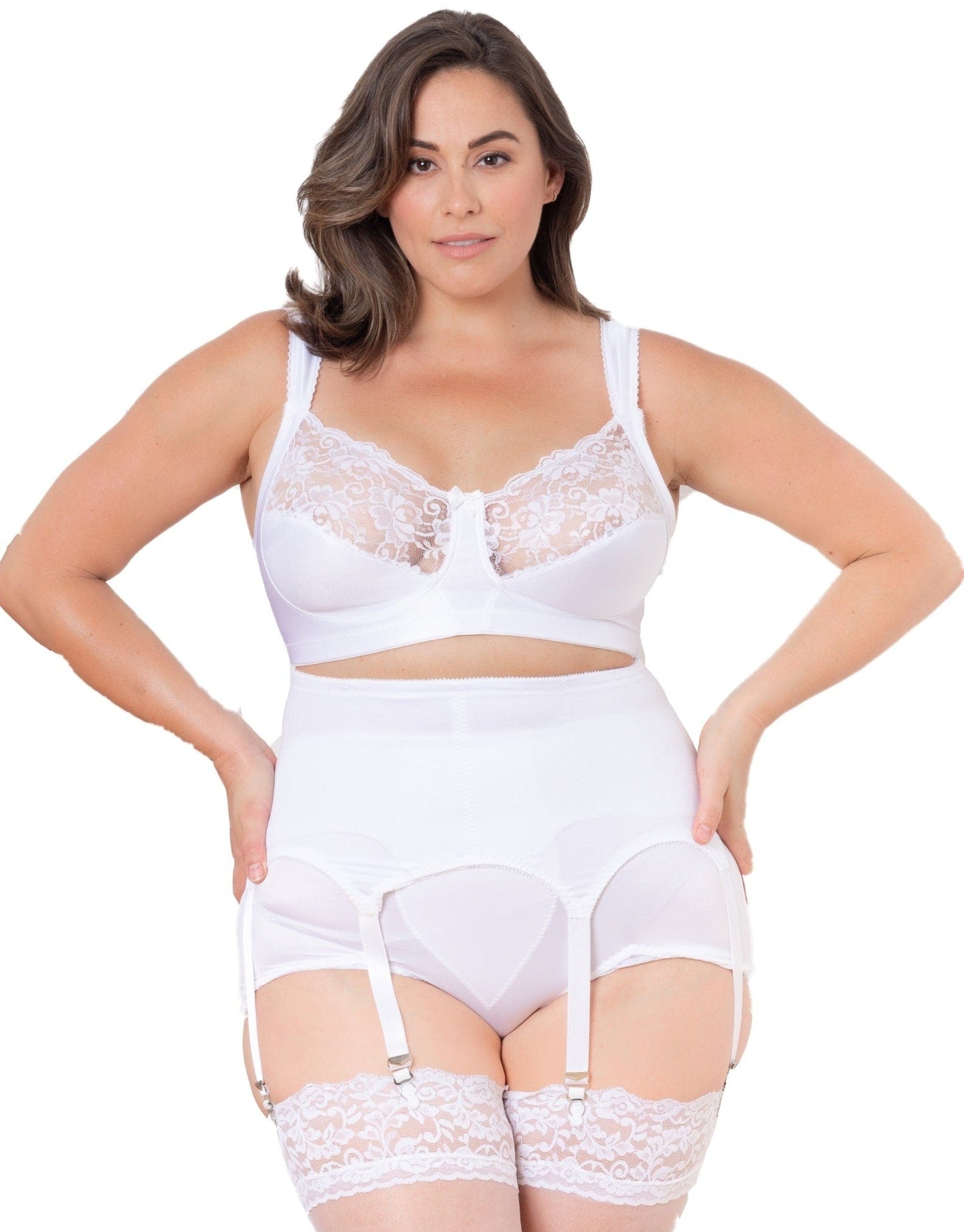 Garter Belt | Six Metal Garters | Moderate Shaping & Tummy Control