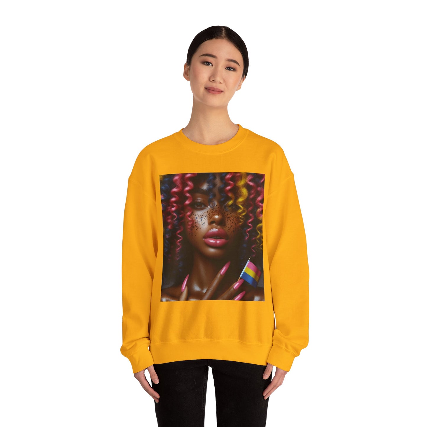 “Pansexual Pride” Heavy Blend™ Crewneck Sweatshirt