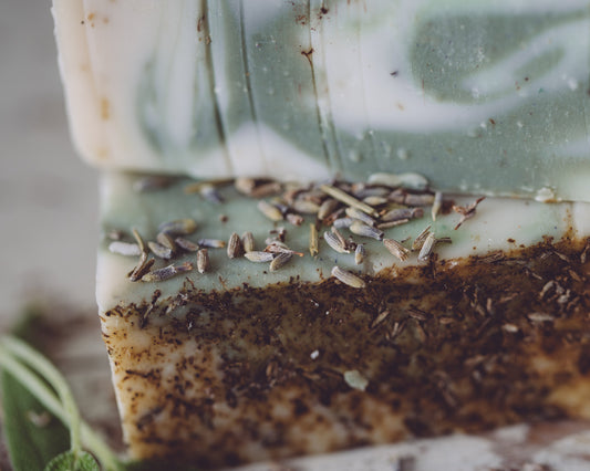 Lavender Sage Handmade Organic Soap | The best of both herbs!