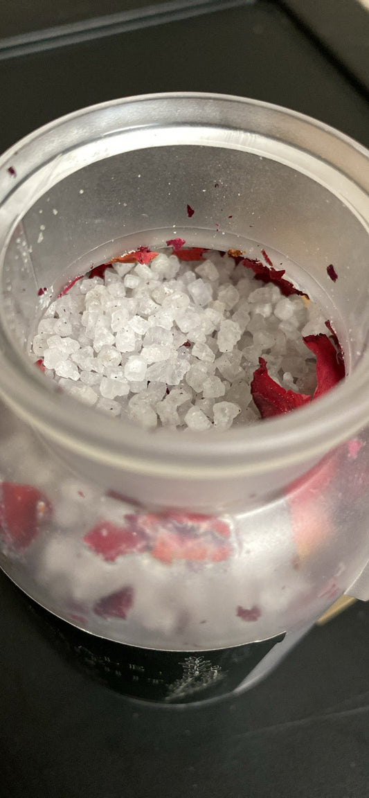 Herbal Bath Salt | Rose Petal & Marigold