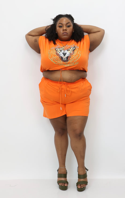 “So Feisty” Shorts Set