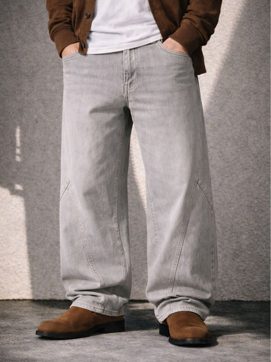 IVORY BAGGY DENIM