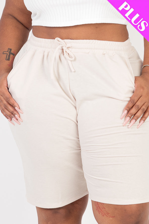 French Terry Bermuda Shorts
