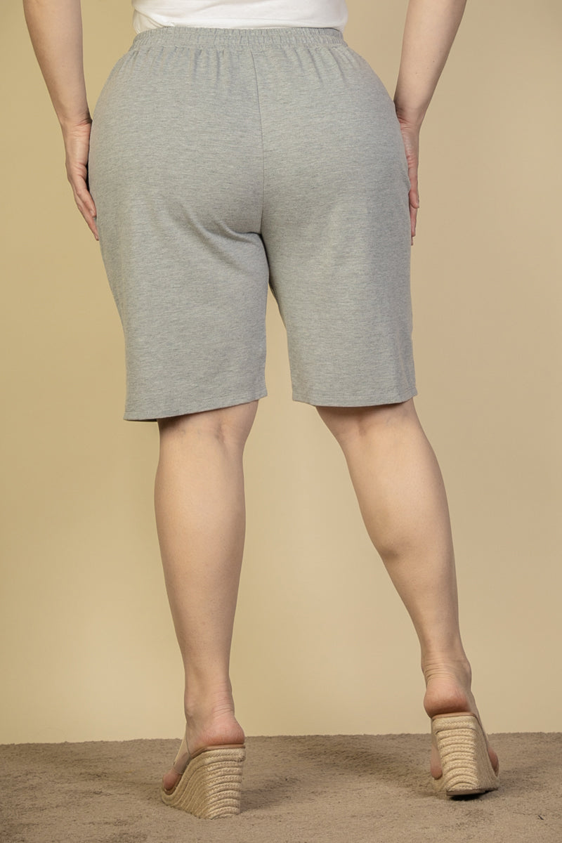 French Terry Bermuda Shorts