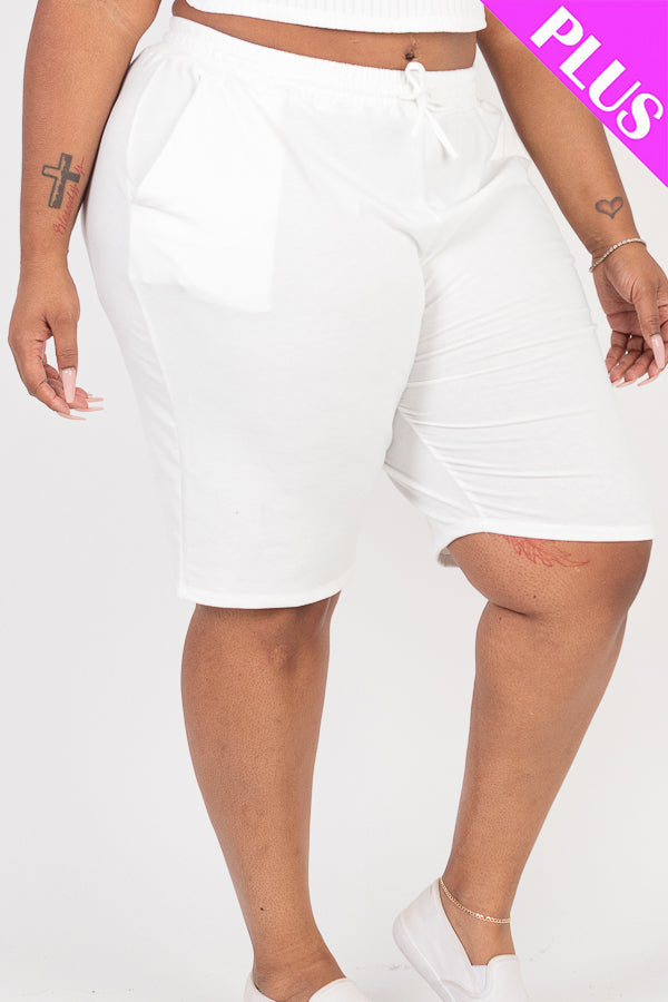 French Terry Bermuda Shorts