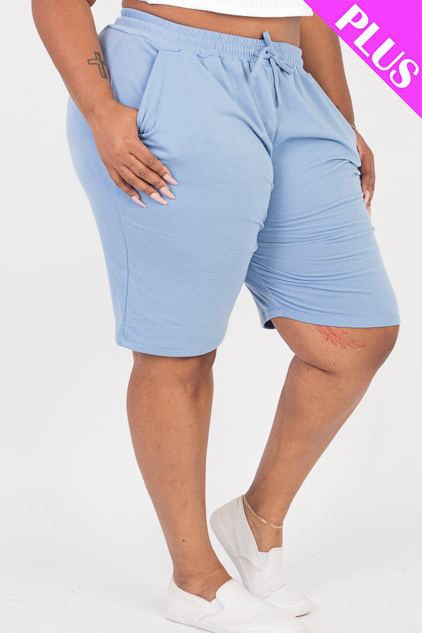 French Terry Bermuda Shorts