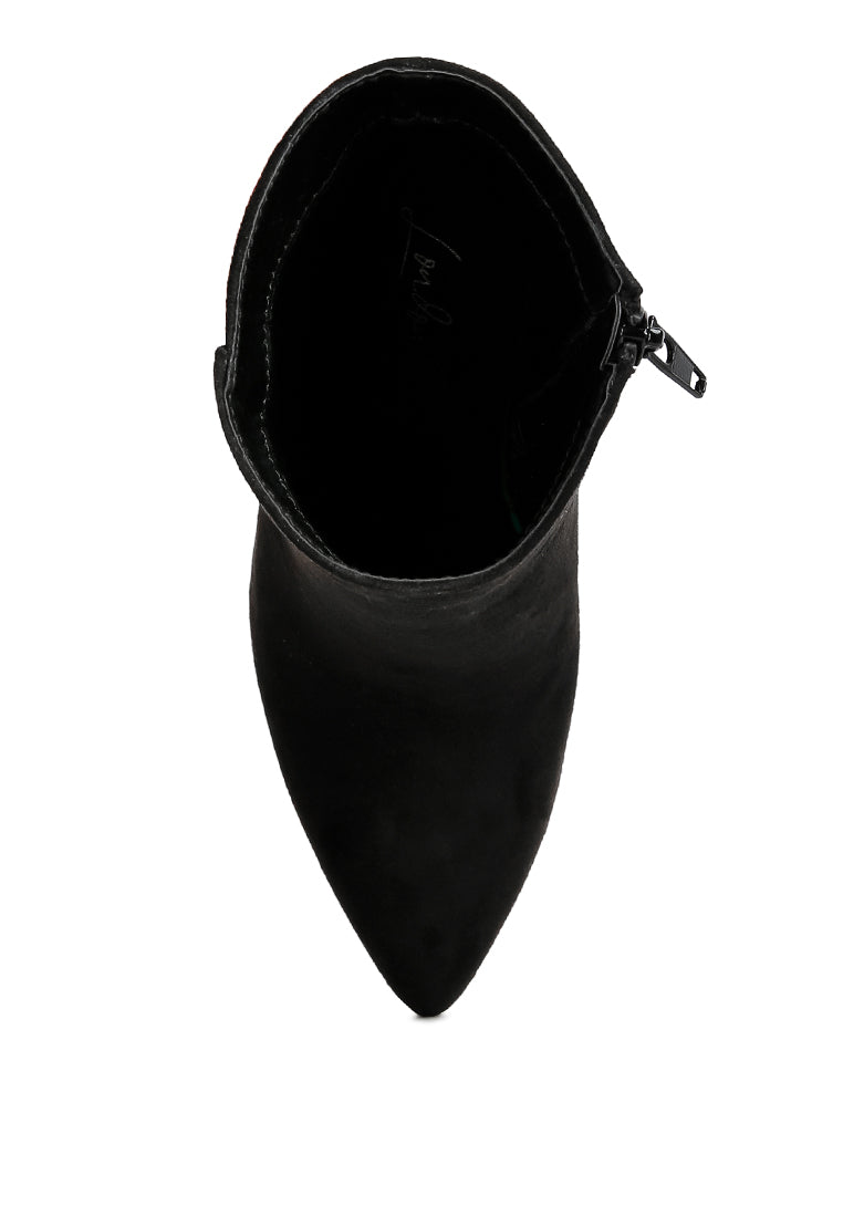 Block Heeled Ankle Boots