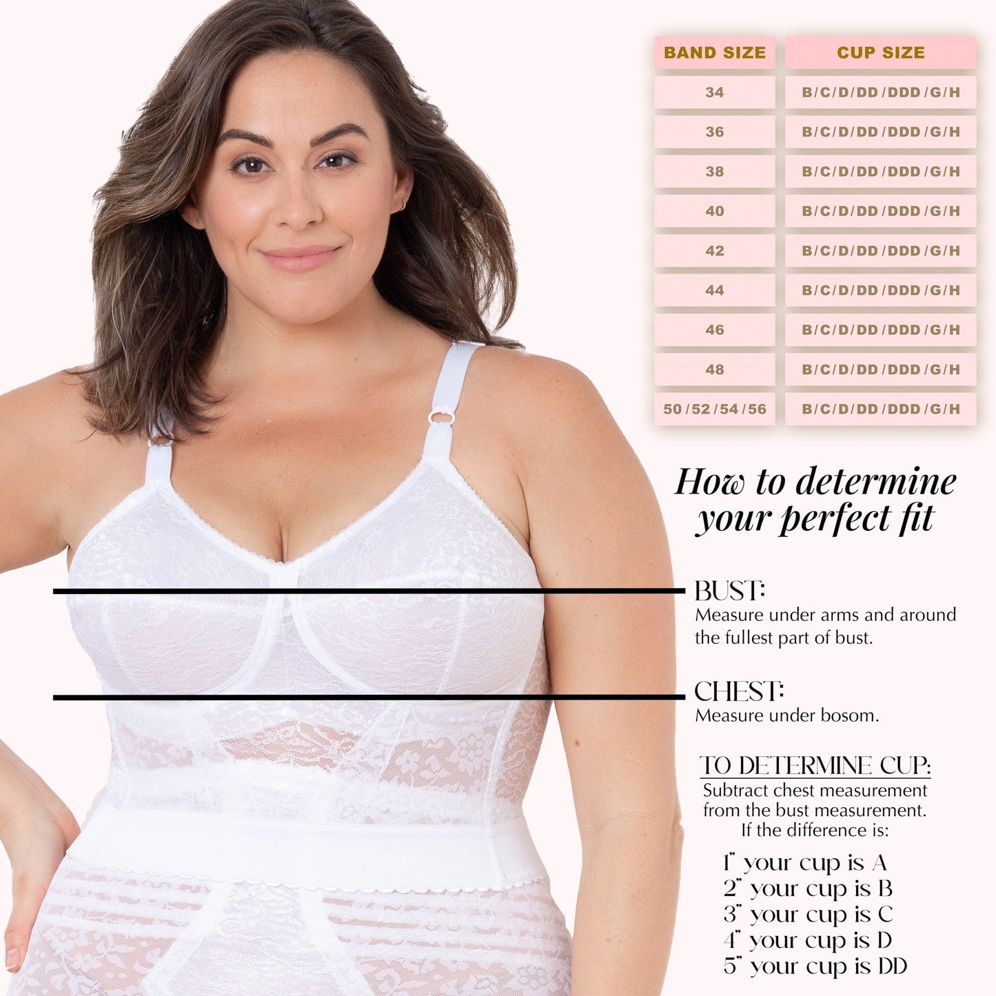 Lacette Longline Wireless Expandable Cup Bra