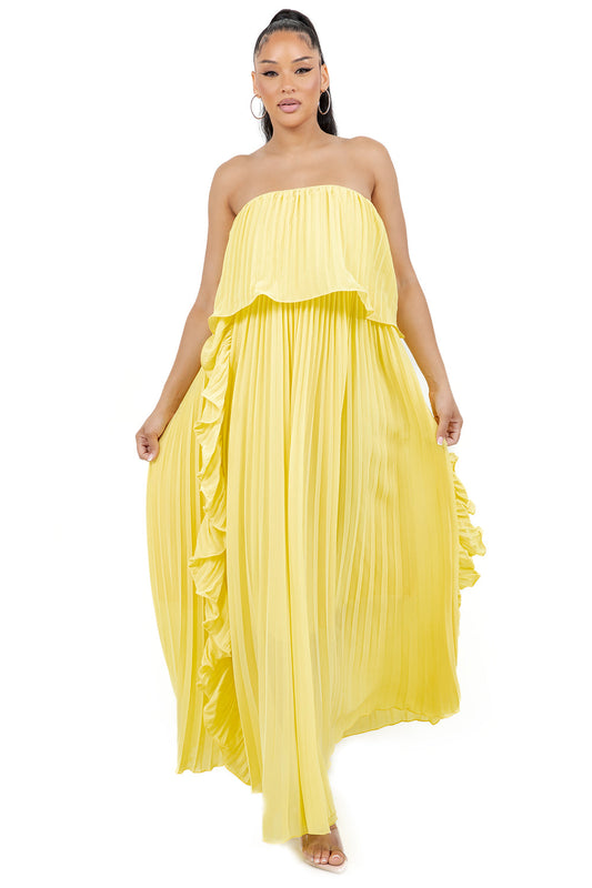 “Feel The Flair” Long Maxi Dress