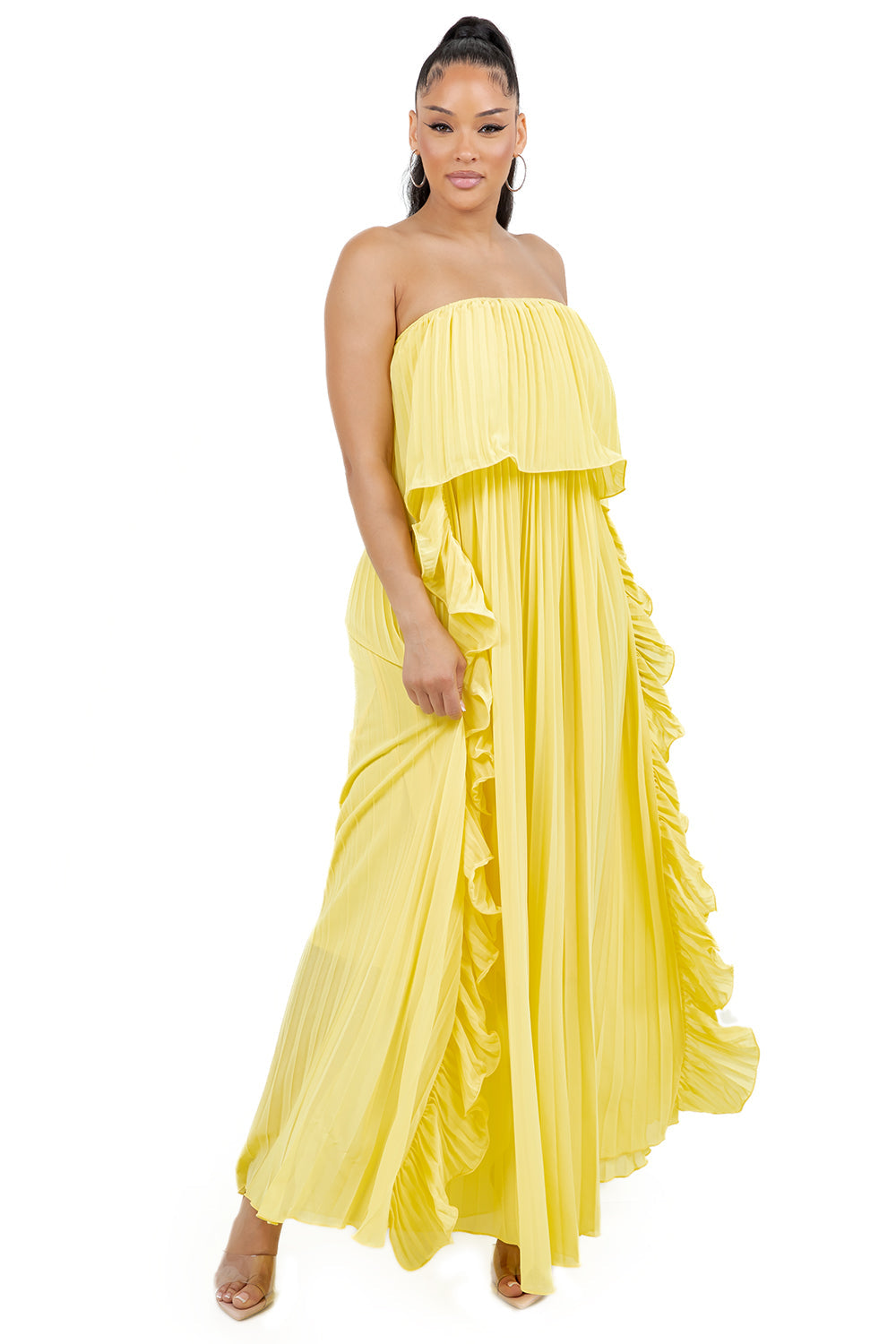 “Feel The Flair” Long Maxi Dress