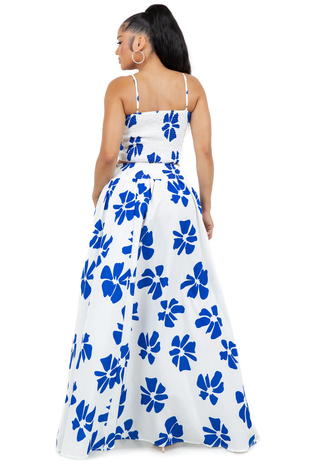 “Delicate Flower” Top & Skirt Set