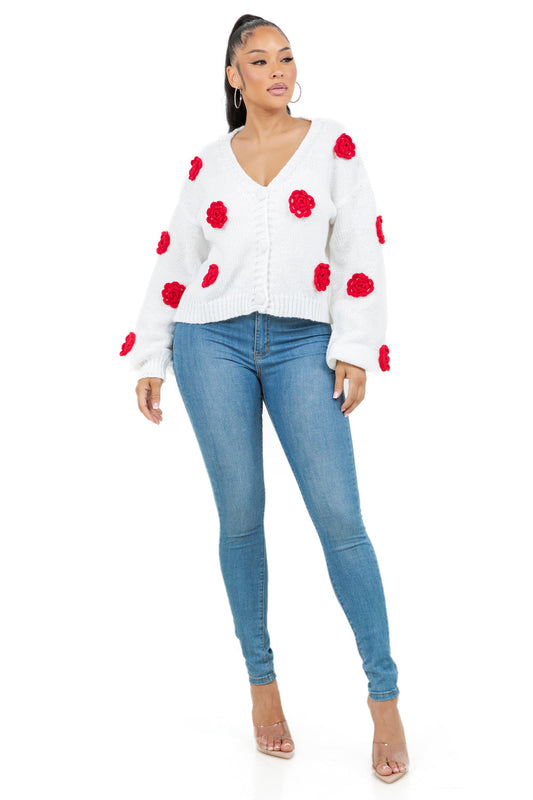 “Bloom” Sweater Cardigan