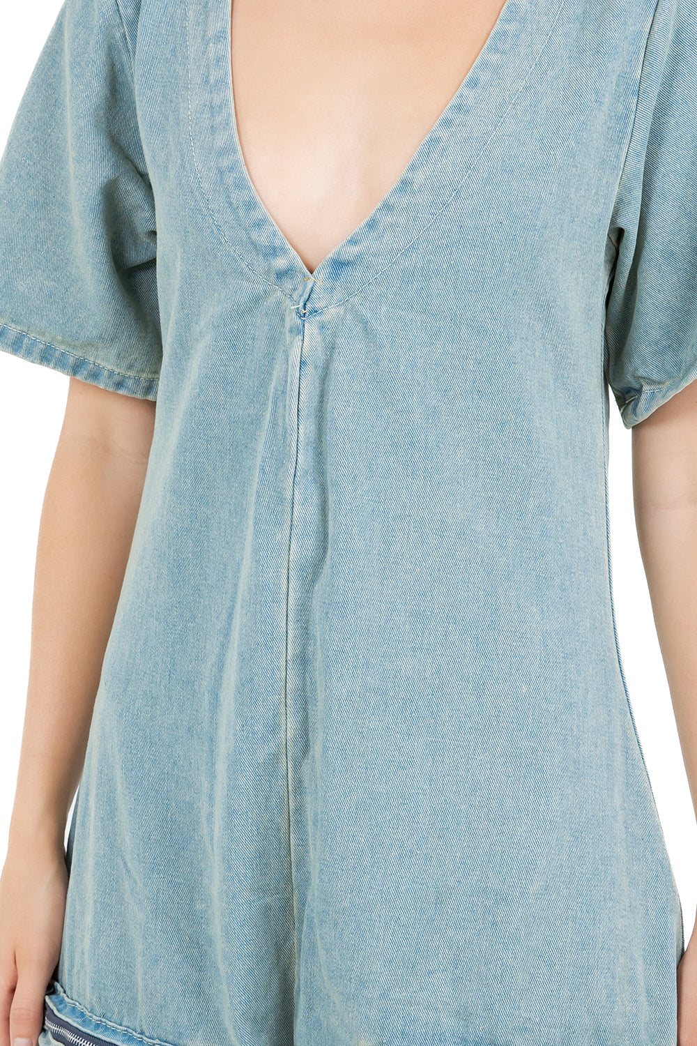 “In The Moment” Denim Jumpsuit