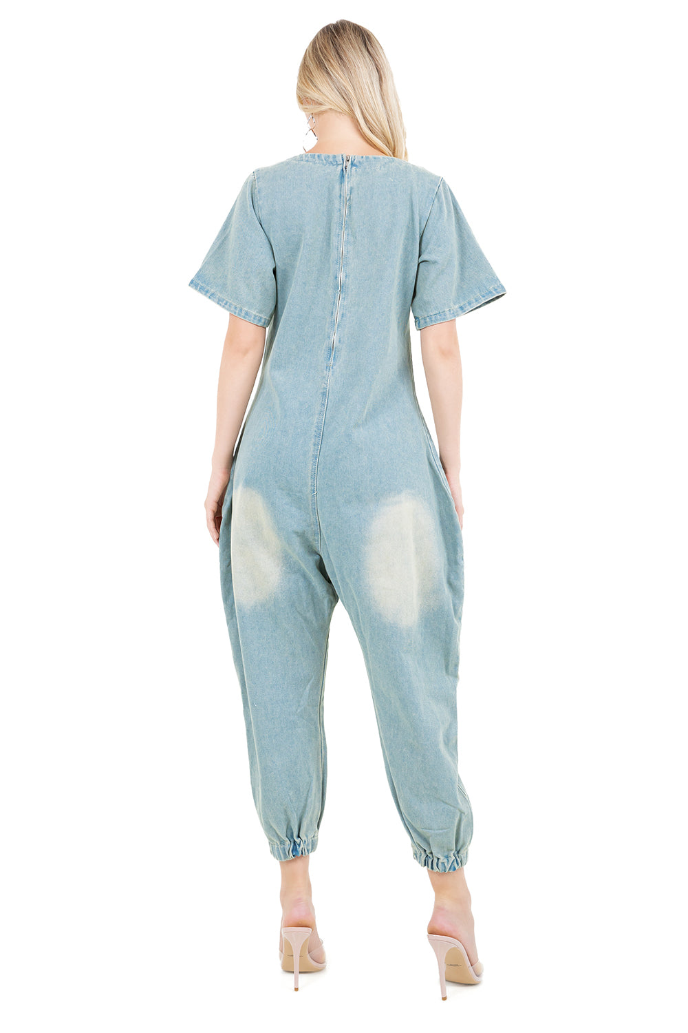 “In The Moment” Denim Jumpsuit