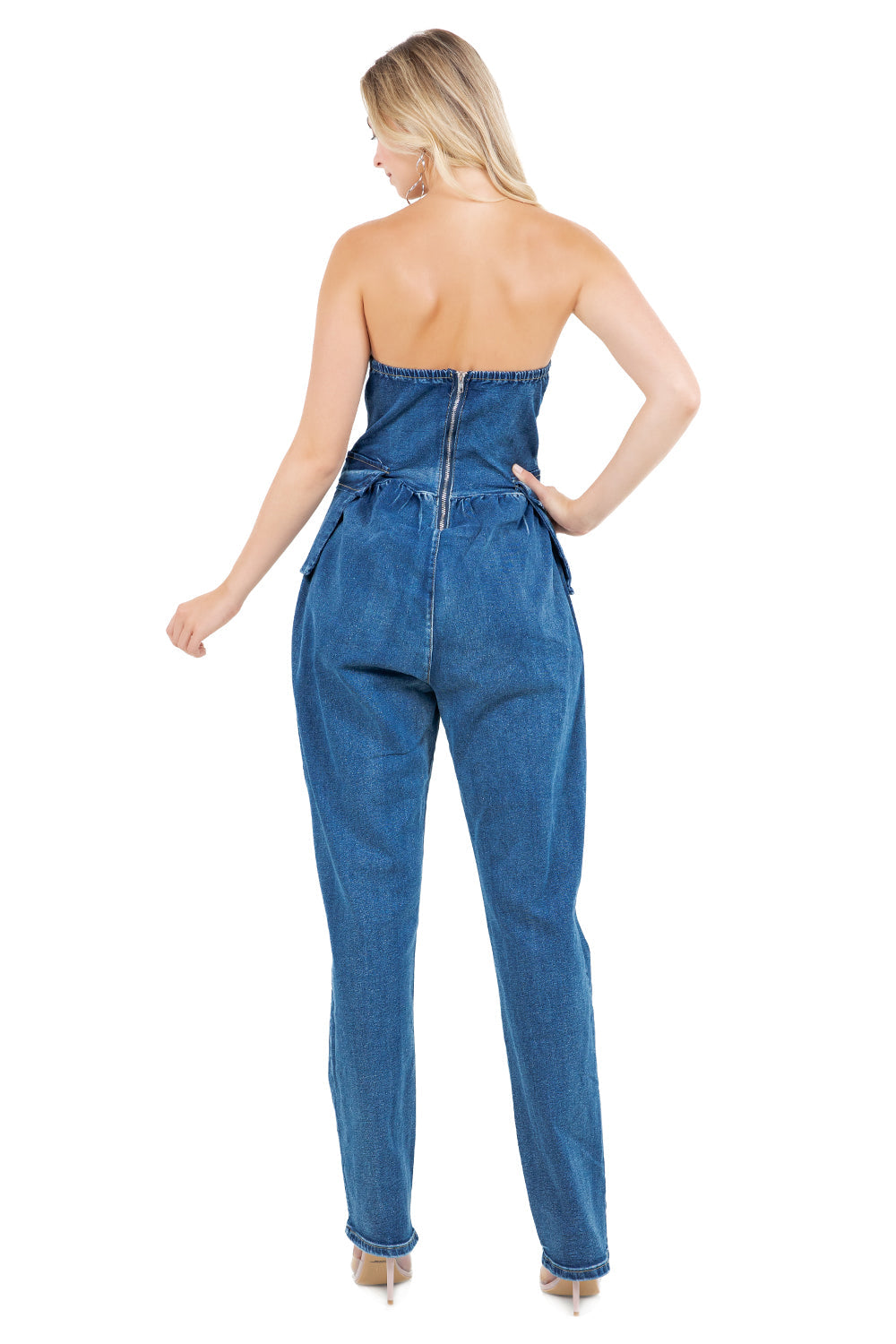 “Fashion Icon” Denim Jumpsuit