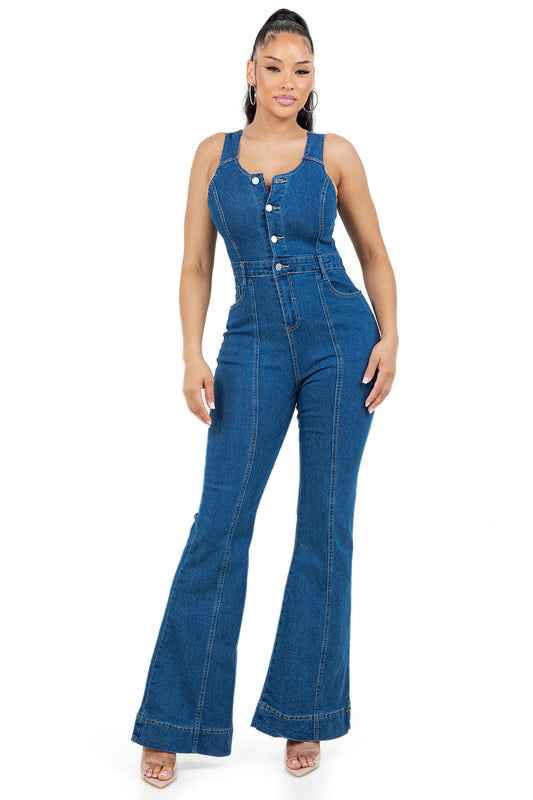 “Miss Denim” Denim Jumpsuit